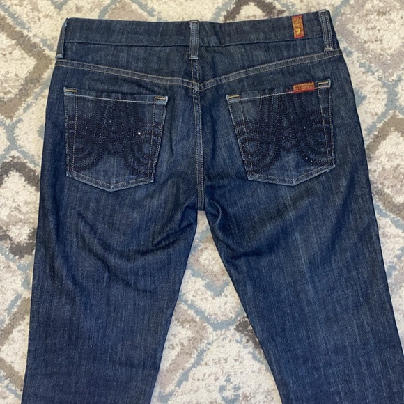 Seven 7 for all mankind bootcut low rise jeans sz 29 - Picture 7 of 8